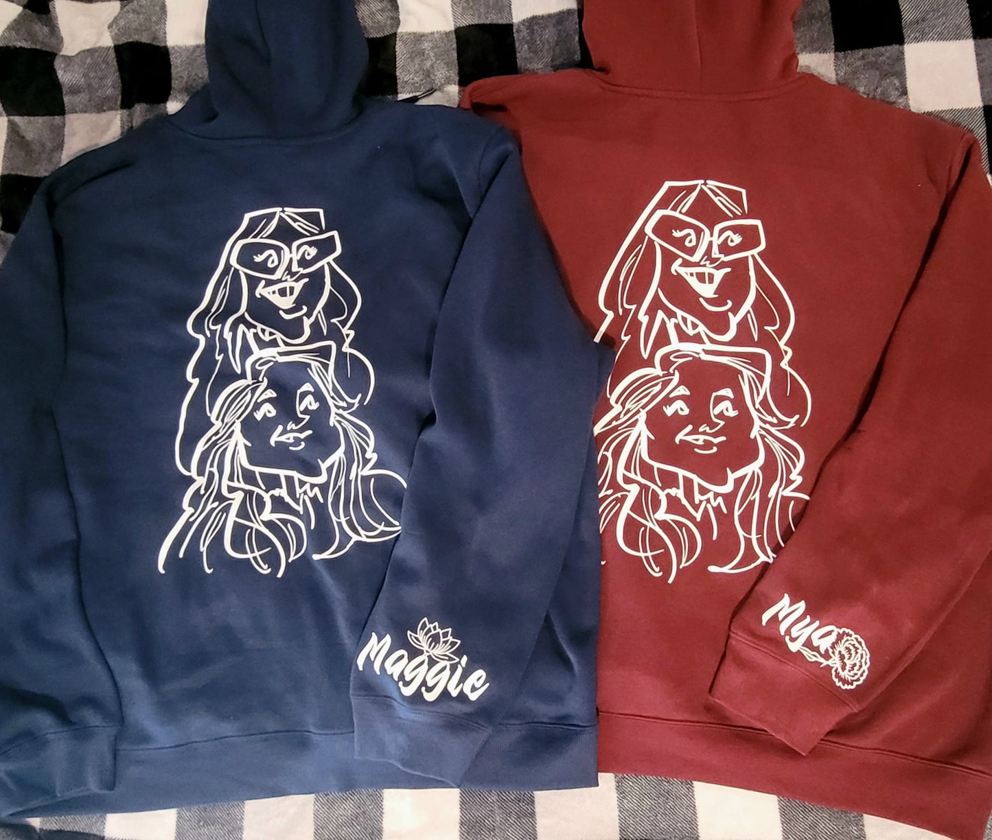 Custom shirts or sweatshirts